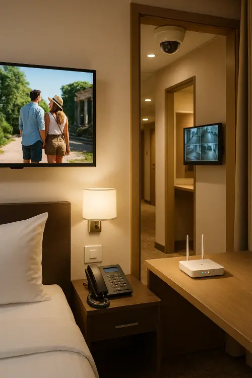 Servicios ofrecidos en proyectos de telecomunicaciones de hotel